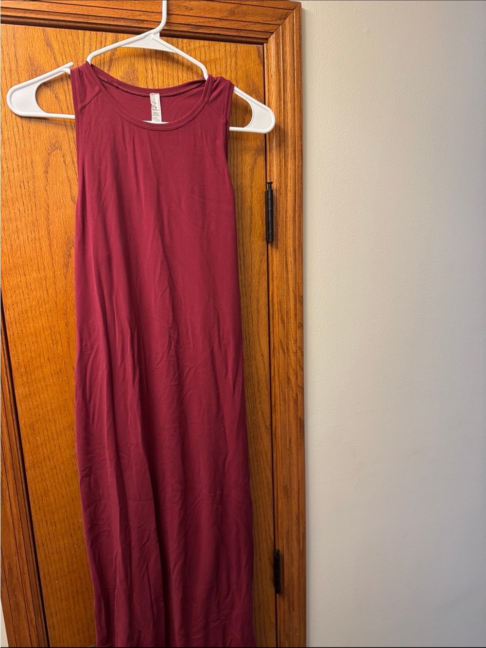 lululemon athletica Sleeveless Wine Maxi Dress